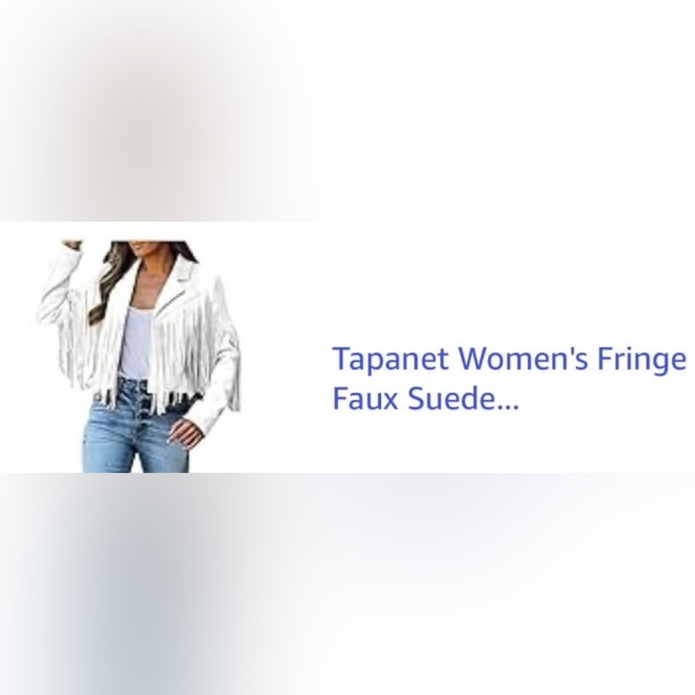 White Fringe Jacket